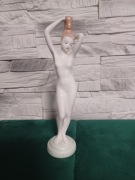 Kobieta akt figurka porcelana Budapest aquincum 