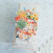 Kartka, ręcznie robiona, Wielkanoc 