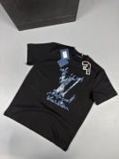 T-shirt Louis Vuitton koszula męska czarna nowa xl