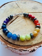 Bransoletka damska wyjątkowa z kamieni naturalnych na prezent amulet 