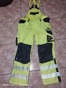 Spodnie ogrodniczki ostrzegawcze 
