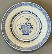 4 TALERZE - SERIA RYŻ - VINTAGE - CHIŃSKA PORCELANA