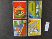 WALT DISNEY Bajki, BAJKA komiksy komiks kreskówki- SHARJAH Mi 1087-90