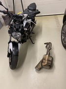 Wydech MT 07 2015r komplet oryginał 