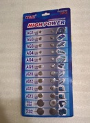 Zestaw 24 baterii pastylek do pilotów, zegarków, kalkulatorów