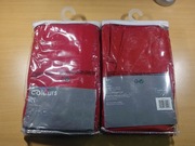 Zasłona na okno czerwona 140 x 260 kółka 100% bawełna NOWA