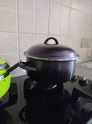 Garnek emaliowany, niski 