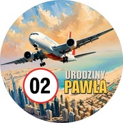 Pan Opłatek na tort - SAMOLOTY