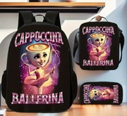 Nowy zestaw Plecak piórnik i listonoszka Ballerina Cappuccina 
