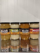 Miód 3+1GRATIS 4kg fasolowy leśny rzepakowy wielokwiatowy z terenów leśnych