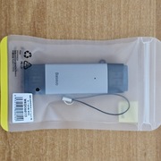 Czytnik kart pamięci Baseus USB-C oraz USB 3.0 na SD mikro SD TF 2.0