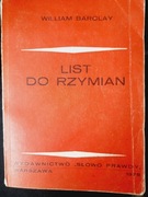 List do Rzymian William Barclay