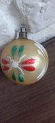 Stara zabytkowa bombka szklana PRL