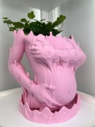 Doniczka Osłonka Ozdobna Kobieta Ciąża Mama Córka Syn Baby Shower 20 cm