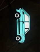 Fiat 126p Maluch Lampka Motoryzacyjna Ozdoba Klimatyczna Dekoracja