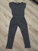 NAKETANO szary kombinezon letni jak dresowy kieszenie _ S