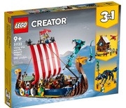 Lego 31132 Statek wikingów i wąż z Midgardu