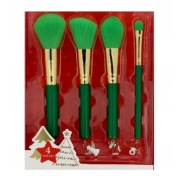 ELOY Zestaw pędzli do makijażu, ze świątecznymi zawieszkami 4 szt