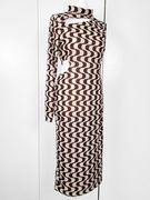 Asos wzorzysta sukienka z wycięciami 38/40