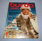 Burda Moden 12/1977 + wykroje Vintage Moda szycie krawiectwo
