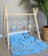 Stojak edukacyjny dla dzieci Baby Gym drewniany 