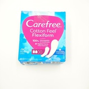 Carefree Cotton feel flexiform wkładki higieniczne 56 szt.