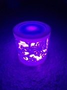 Lampka nocna z brokatem wodna jak śnieżna kula