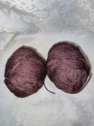 WŁÓCZKA CIEMNY FIOLET - MELANŻ - ANILANA - 205 g