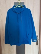 243 Niebieska bluza z kieszeniami i półgolfem rozmiar L