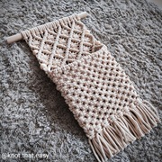 Kieszonka / organizer makrama handmade