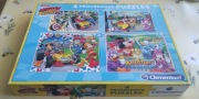 4 PROGRESSIVE PUZZLE MICKEY AND THE ROADSTER RACES 20/60/100/180 ELEM. 
