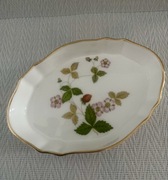 Zabytkowa mała patera porcelanowa Wedgwood „Wild Strawberry”, Anglia