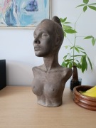 Duża rzeźba, popiersie, kobieta, ceramika, sztuka współczesna 