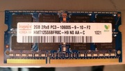 DDR3 HYNIX 2GB 2Rx8 PC3-10600S-9-10-F2  1333MHz