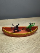 Żołnierzyk PRL. Indianie w Kanu UNIKAT!!!