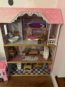 DUŻY DOMEK DLA LALEK Z AKCESORIAMI