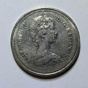 5 cents 1983 bez znaku menniczego Elżbieta II Kanada