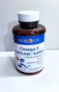 Norsan Omega-3 Kapsułki 120 kapsułek