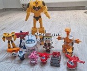Figurki Super Wings - transformers - duży zestaw 
