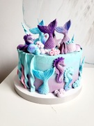 Dekoracja na tort syreny ogon syreny