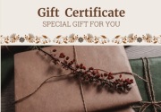 Gift certificate