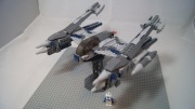 Lego Star Wars 501 clone Rogue-class Porax-38 Starfighter custom 7673