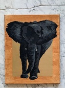 Obraz "Słoń" akryl na płótnie, ozdoba