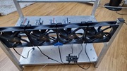 Obudowa na 6 kart 4x riser 010x 4x zephyr 120mm