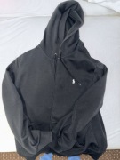 Bluza czarna rozpinana Polo Ralph Lauren (L)