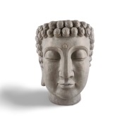 Dekoracje Figura Budda Głowa Doniczka Duża