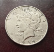 Dolar Pokoju 1922 rok  srebro bardzo ładny 