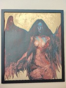 Jan Naliwajko (r. 1938 w Wilnie) - Zwiastun - duża litografia barwna  - HIT