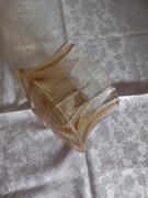 oryginalny klosz do żyrandola vintage, szkło napowietrzane - cena 1szt.