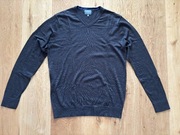 Sweter LINEA, wełna merino, cienki, roz. L